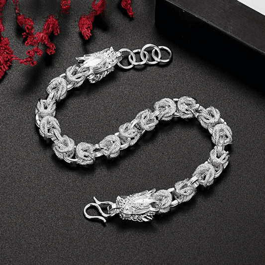 Bracciale Norvegia in Argento 925 - 20g con Zirconi